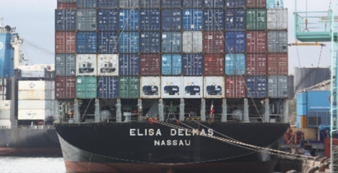 Containers Being Offloaded From a Ship at the Port of Mombasa Chinese Goods Dominate Kenya's Import Market