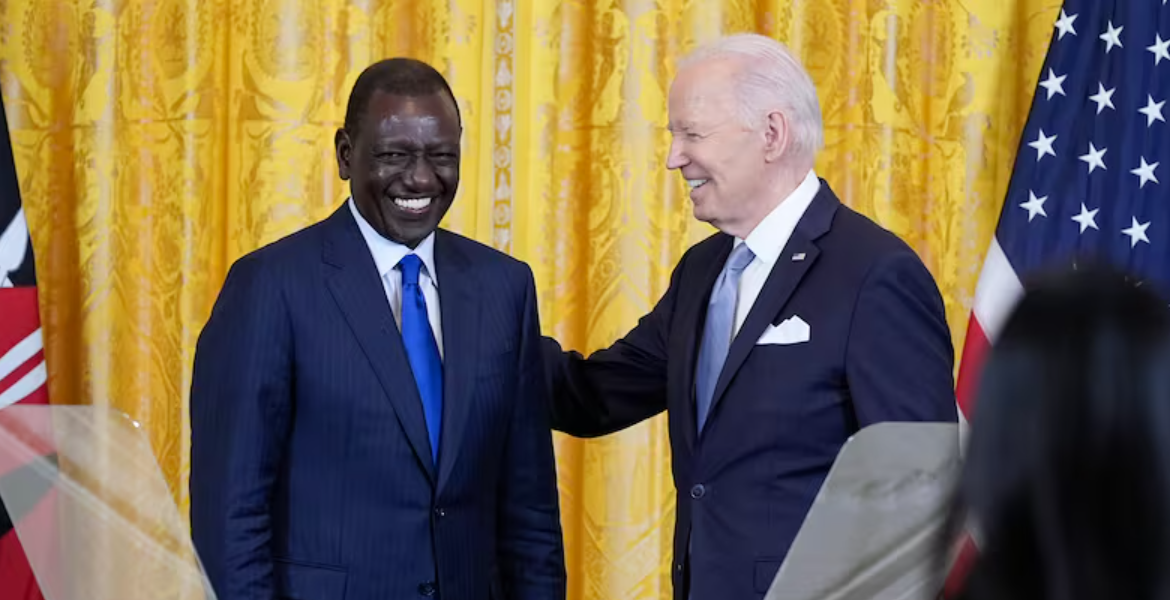 President William Ruto and Joe Biden Kenya-US Data Hub Project at Risk as Chinese Influence Raises Red Flags