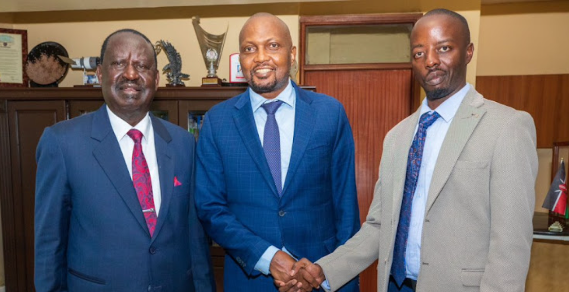 Moses Kuria, Raila Forge Unexpected Alliance for National Dialogue