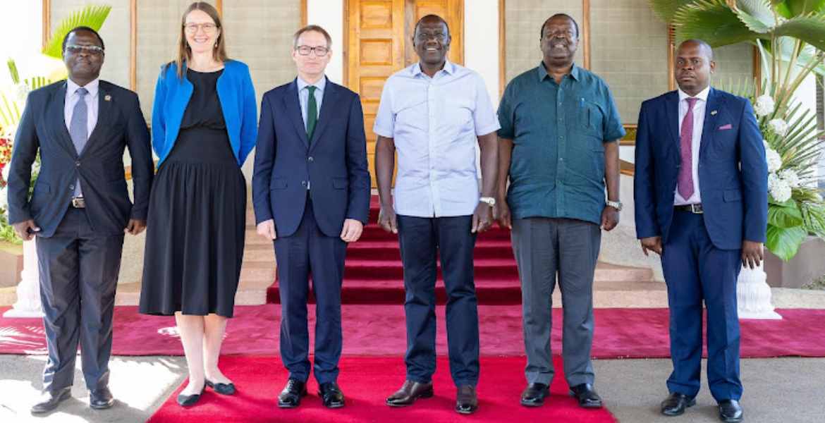 Ruto, British Envoy Wigan Convene for Talks in Kisumu