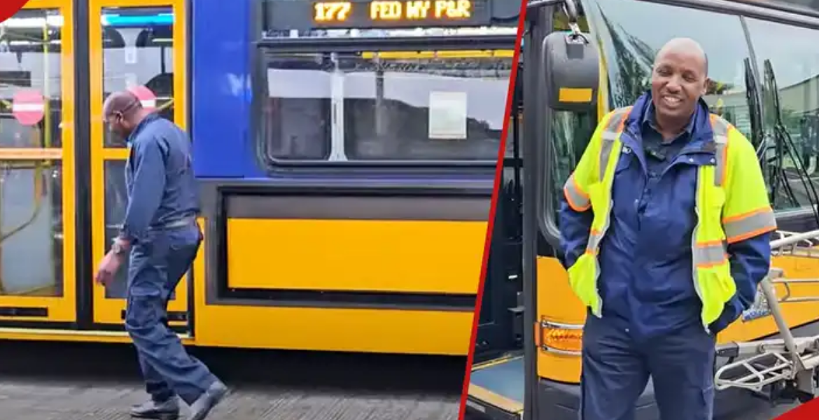 Former Kenyan Teacher Thrives as US Bus Driver, Celebrates Lucrative Income