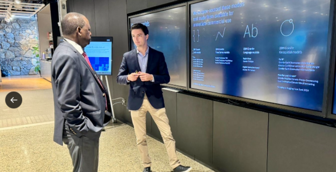 Raila Odinga Visits IBM Research Institute in New York