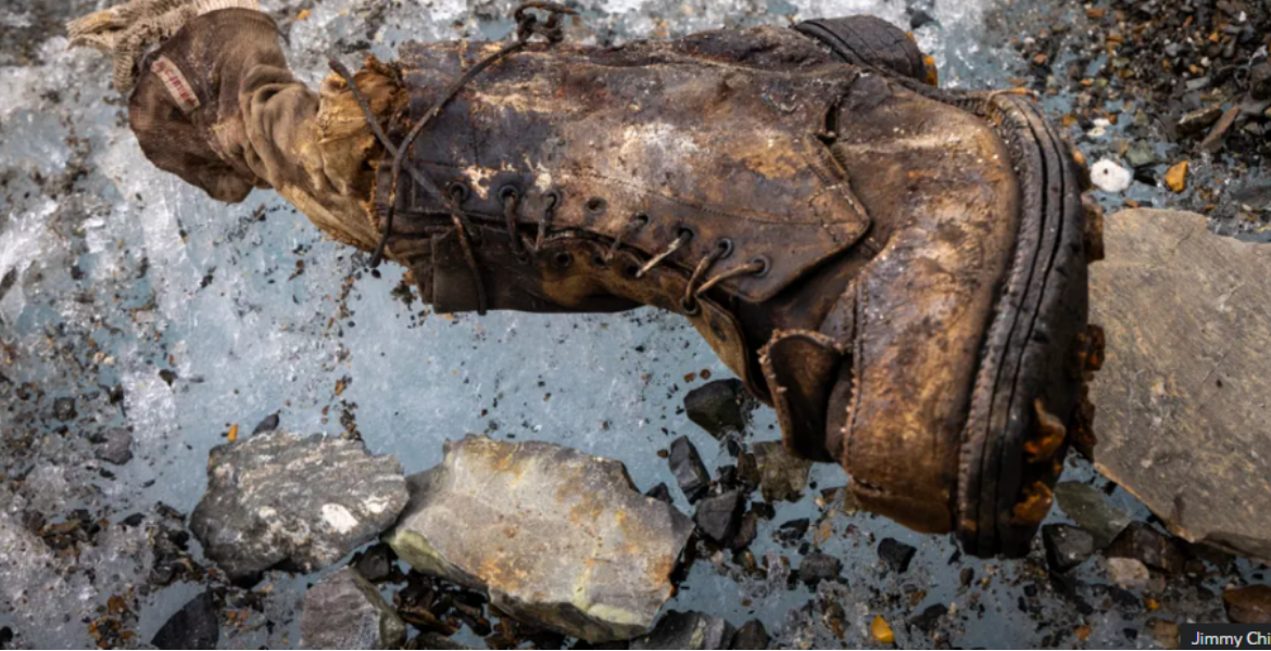 Andrew Comyn "Sandy" Irvine Everest Climber's Foot Found After 100 Years of Mystery