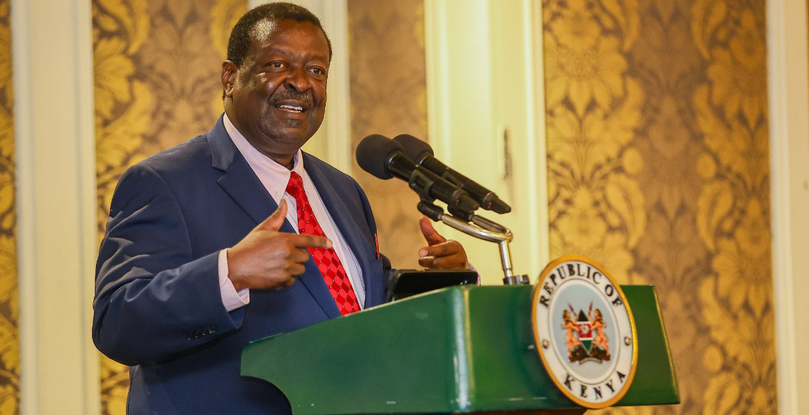 Stay Away From War Zones, Mudavadi Warns Kenyans