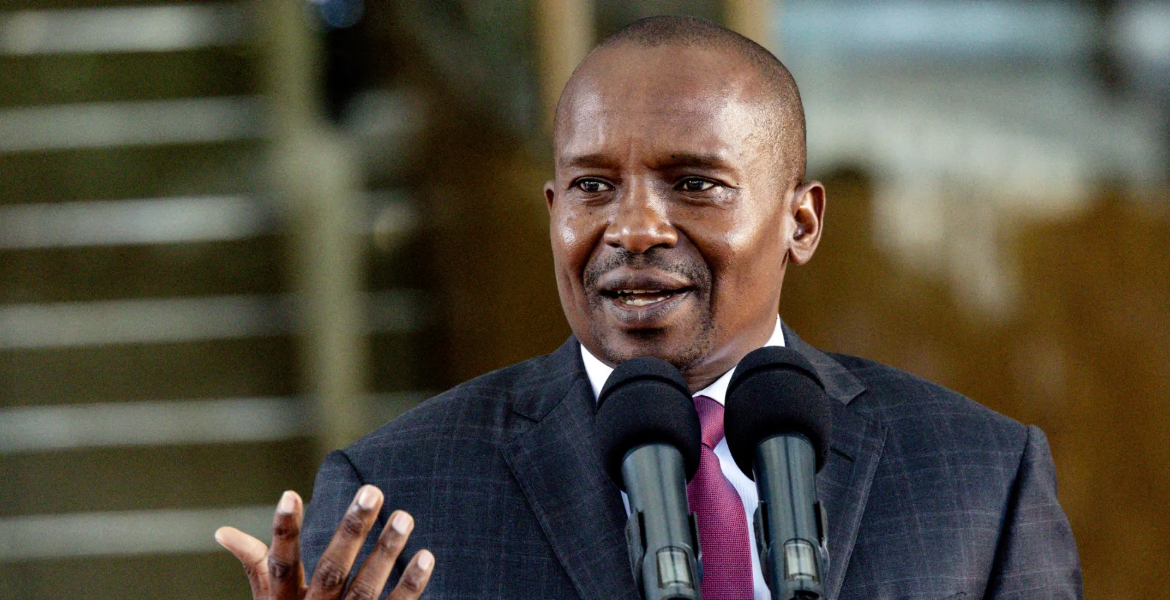 First Week in Office: Kindiki Sparks Debate Over National Interest Claims