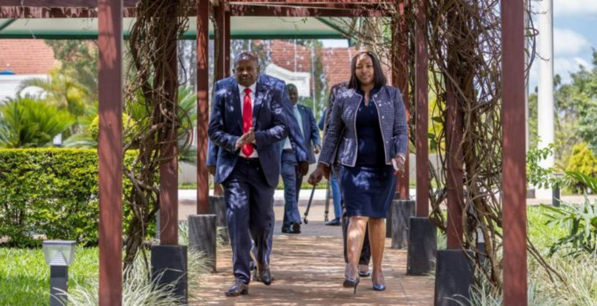 Kithure Kindiki Chairs First Cabinet Meeting at Karen Home