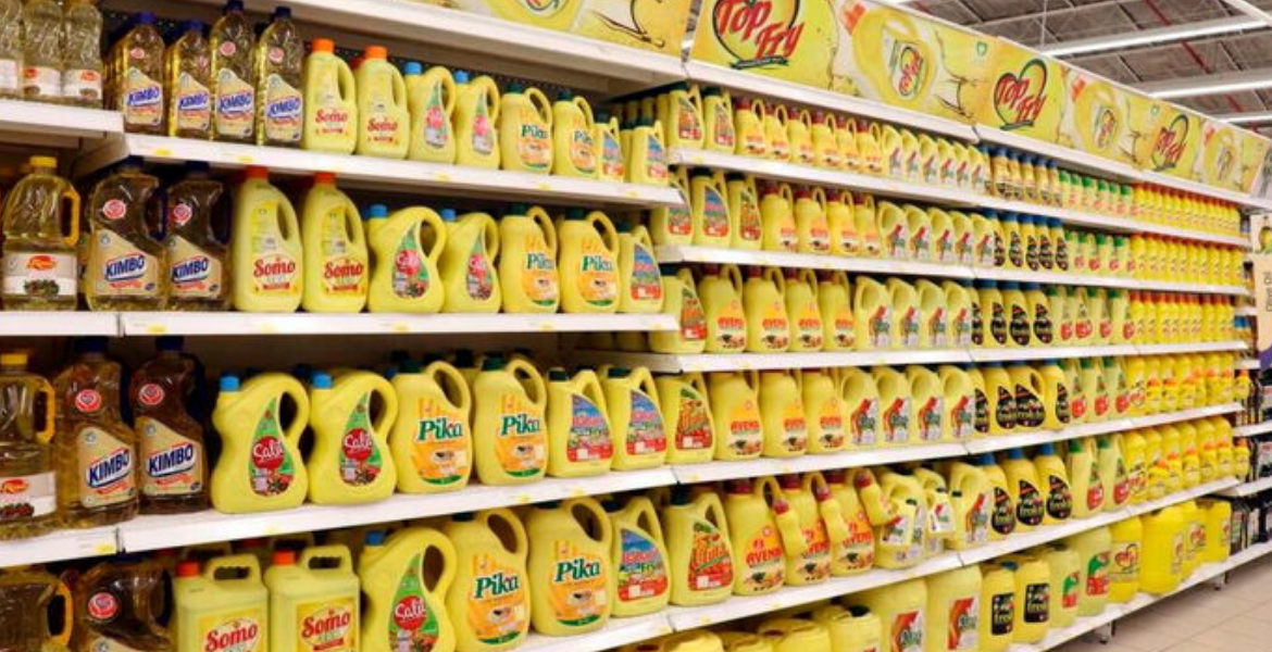 An Aisle of Cooking Oil in a Supermarket COMESA Report: Kenyans Charged 21% Above Fair Price for Cooking Oil