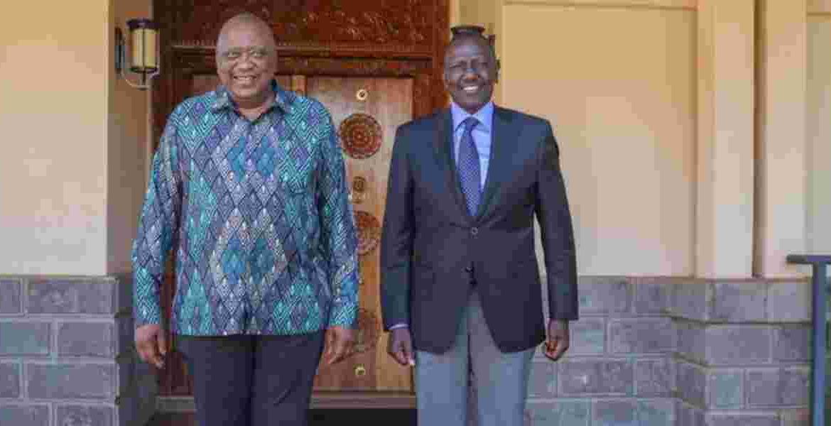 President Ruto Visits Uhuru Kenyatta in Gatundu, Discusses IEBC Challenges