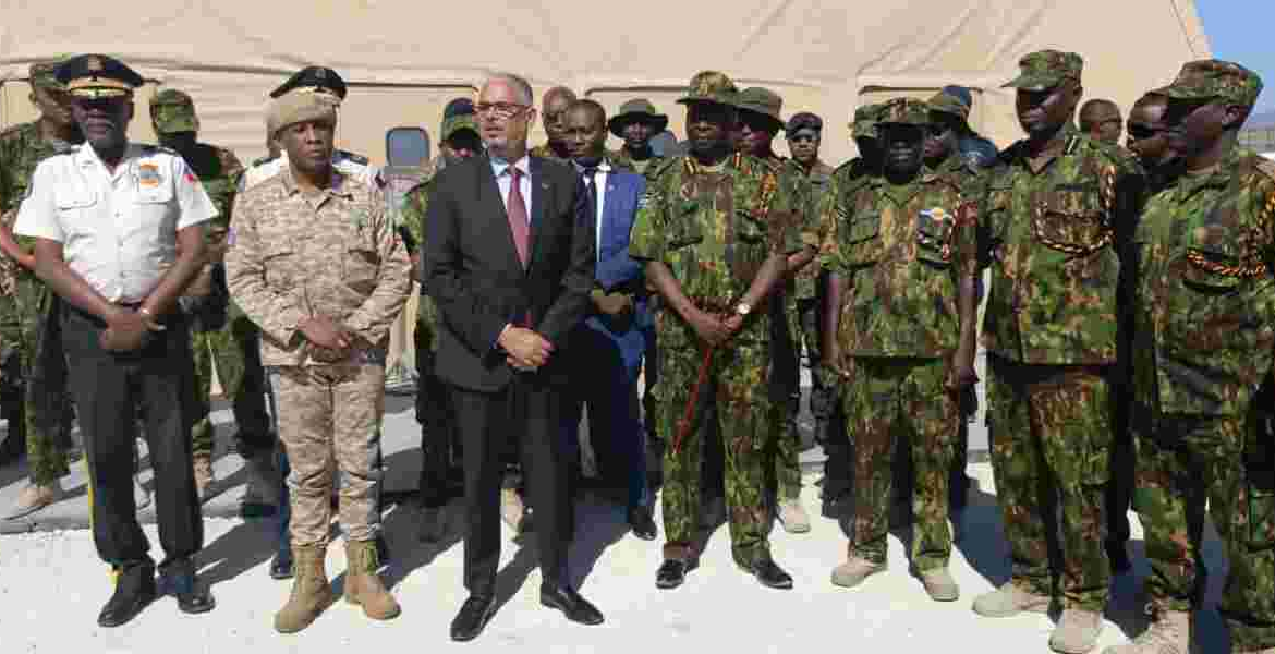 Haitian PM Celebrates Kenya's Independence with Multinational Troops