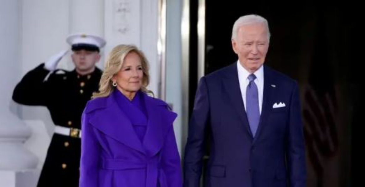 At Capitol Hill, Jill Biden's Blue Attire Echoes Her 2021 Inaugural Style