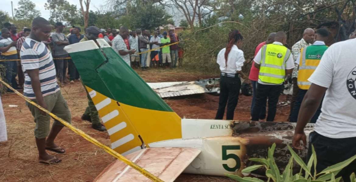 20-Year-Old Trainee Pilot Dies in Aircraft Crash Near Ikanga Airstrip in Voi