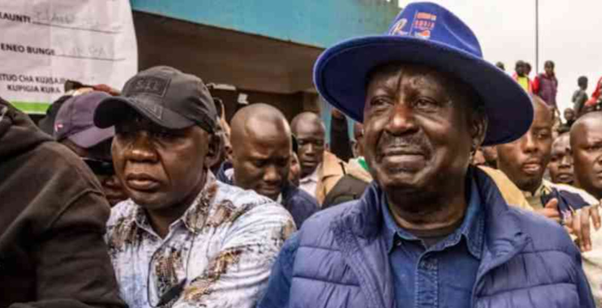 Raila's Bodyguard George Oduor is Dead