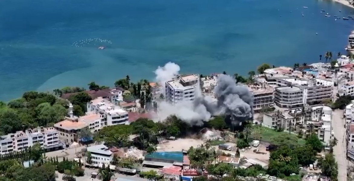 How KDF Prevented Disaster with Controlled Demolition in Mombasa