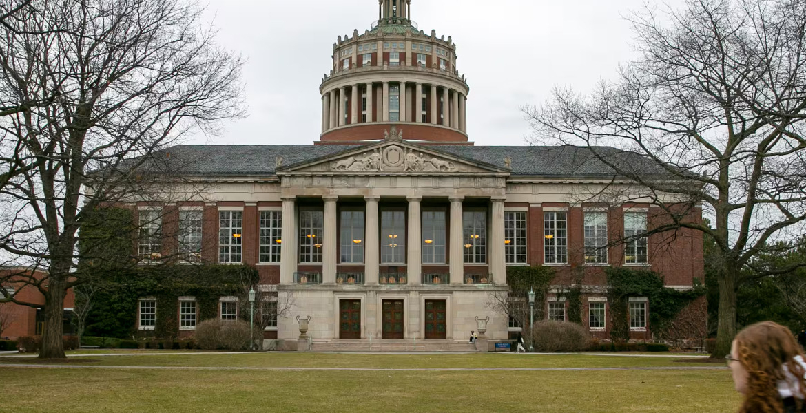 Rush Rhees Library at the University of Rochester International Students Sue the US Government Over Visa Revocations, Alleging Disrupted Academic Pursuits