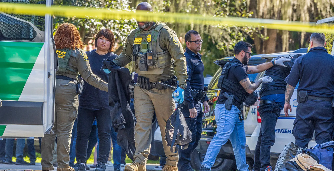 Police ICE ICE Detains Hundreds in Florida's Largest Immigration Enforcement Operation