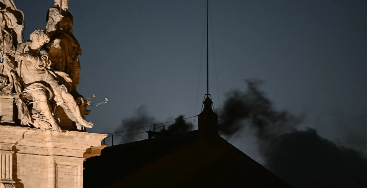 Black Smoke Rises Over Vatican as Papal Conclave Fails to Elect a Pope