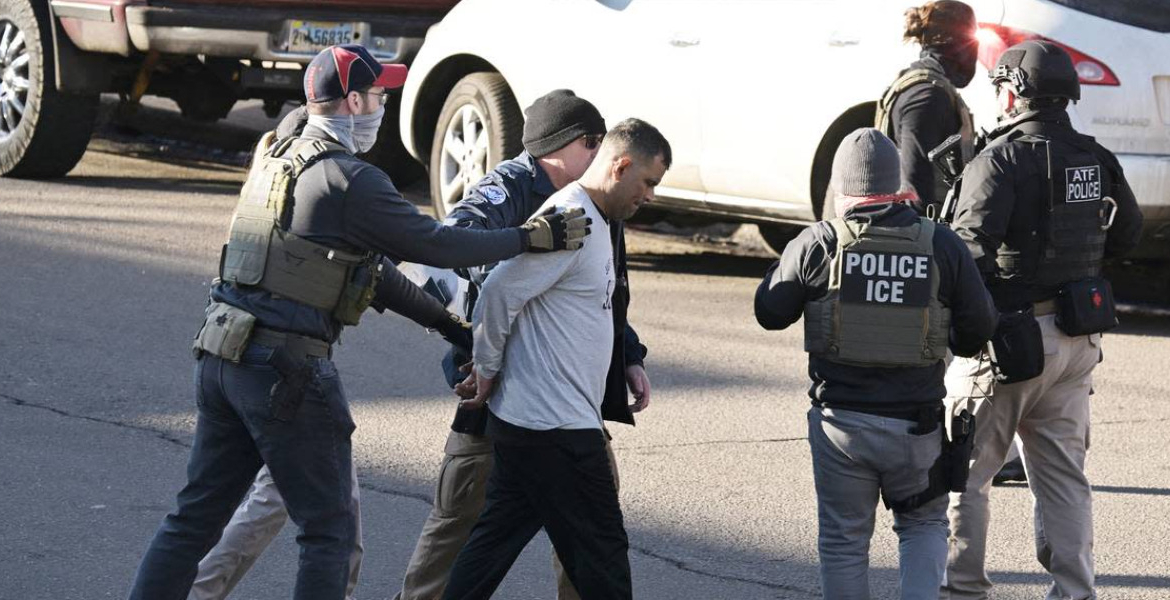 Police ICE ICE Targets Migrants at Court Hearings Across the US