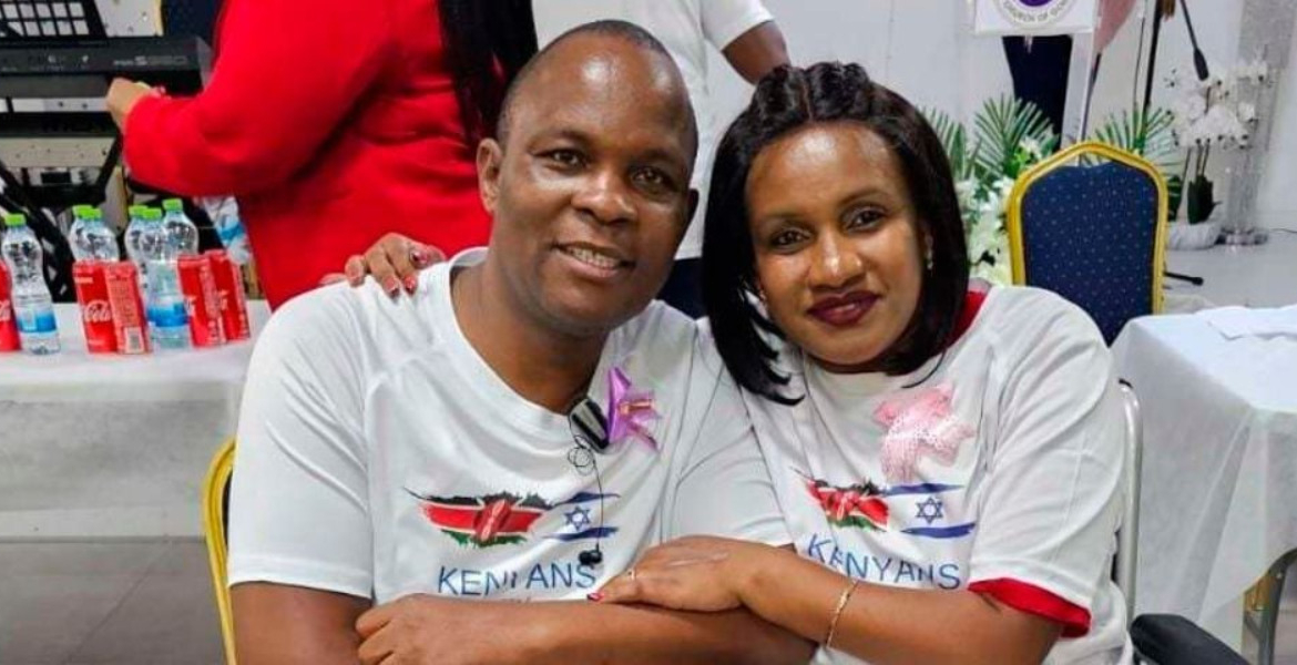Mr Martin Machuki and his wife Wanja Mwaura in Israel Missile Strikes in Israel Disrupt Lives of Kenyan Nationals Living Abroad