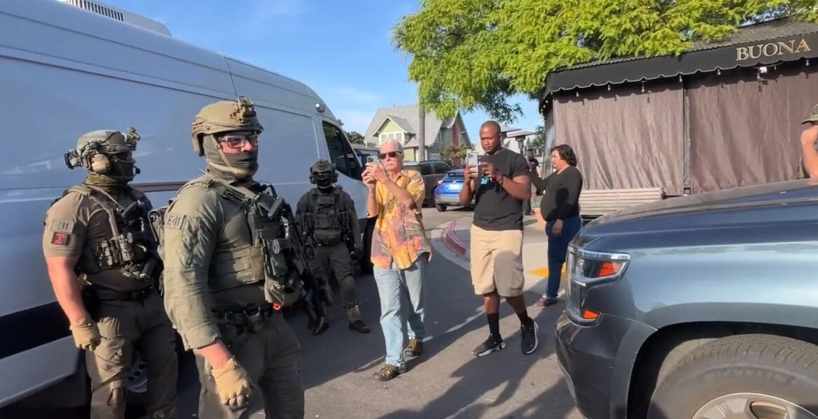 U.S. Immigration and Customs Enforcement Agents San Diego Restaurant Immigration Raid Sparks Chaos and Public Outcry