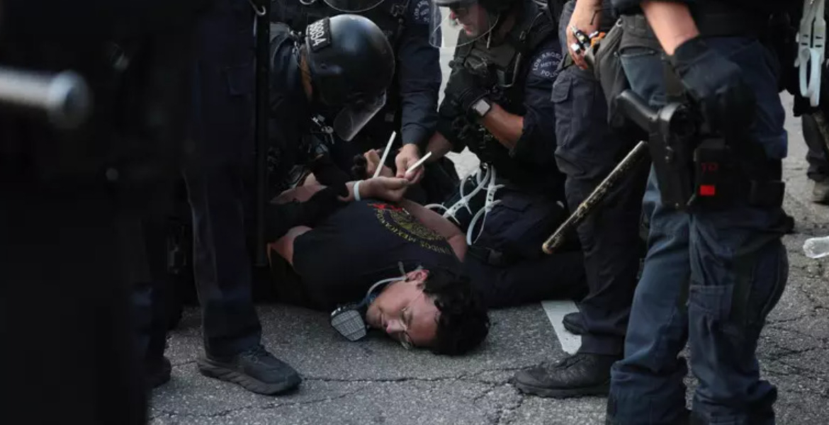 Police ICE ICE Detains Record 59,000 Immigrants, Nearly Half Without Criminal Record