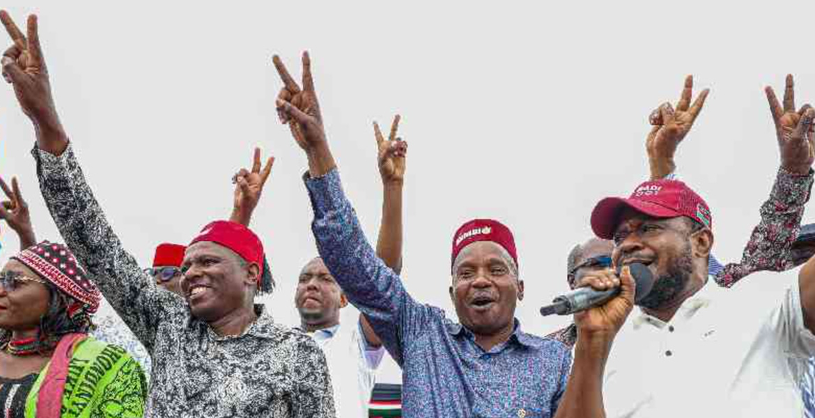 Kindiki, Joho, and Nassir Rally Support in Mombasa as Coast’s Political Stakes Rise