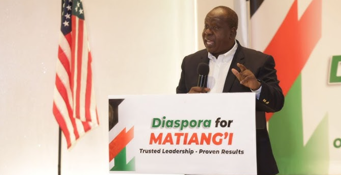 Former Interior Cabinet Secretary Fred Matiang'i Matiang’i Launches 2027 Presidential Bid in Baltimore, Calls for Diaspora Mobilisation