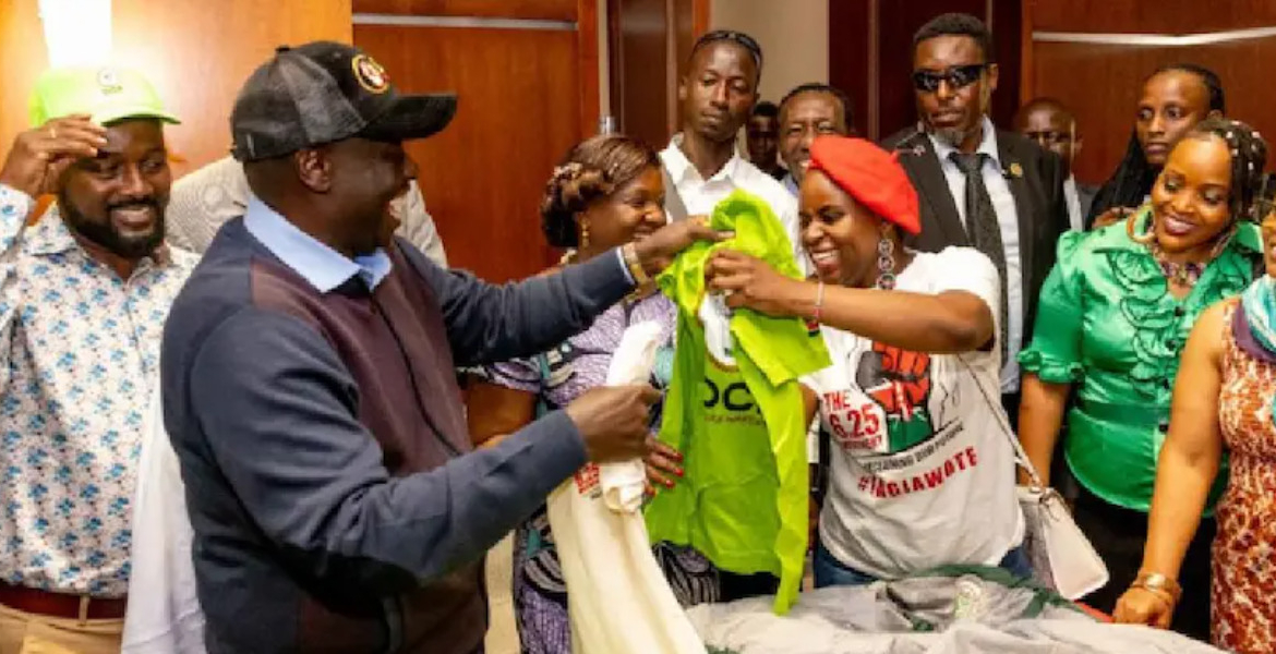 Former Deputy President Rigathi Gachagua and Valentine Wanjiru Wanjiru Explains Her Viral Moment with Gachagua at US Engagement Forum
