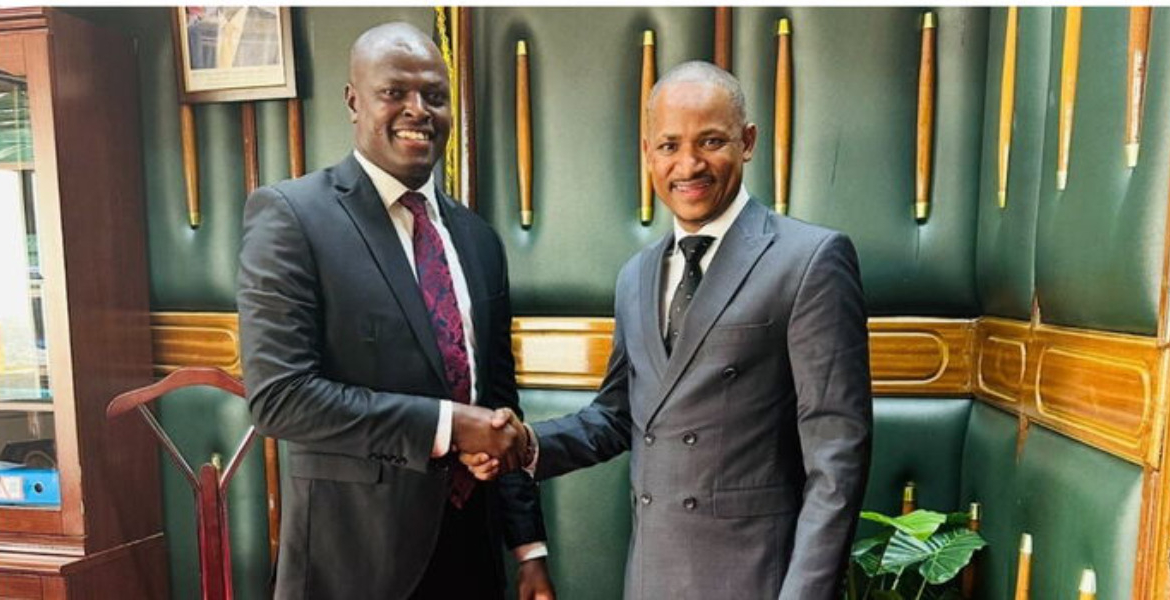 Kiharu Member of Parliament Ndindi Nyoro and Embakasi East MP Babu Owino Babu Owino Says Ndindi Nyoro Set to Join Kenya Moja