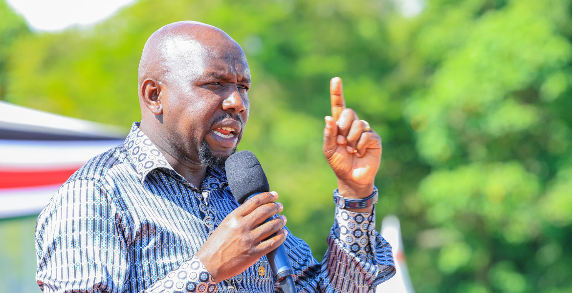 Interior Cabinet Secretary Kipchumba Murkomen Police Intensify Operations Against Knife-Wielding Gangs in Nairobi CBD