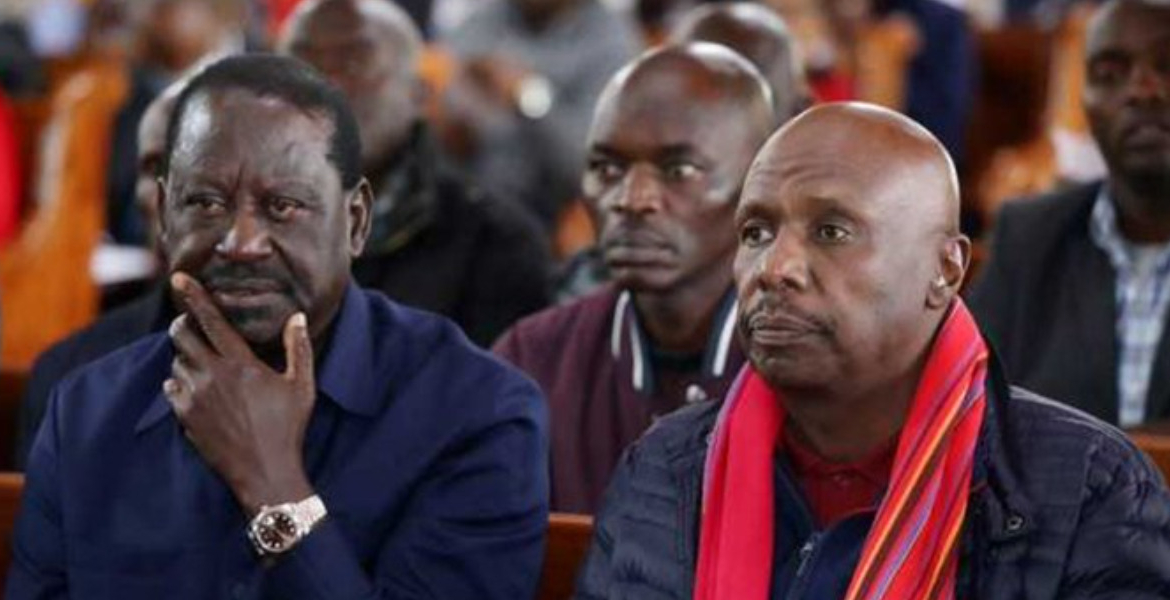 ODM leader Raila Odinga (left) and Kanu Chairman Gideon Moi ODM and Kanu Face Key Tests Ahead of November By-Elections