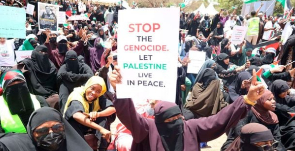 Free Palestine Protest Kenyan Lawmakers Demand Strong Government Response to Gaza Situation