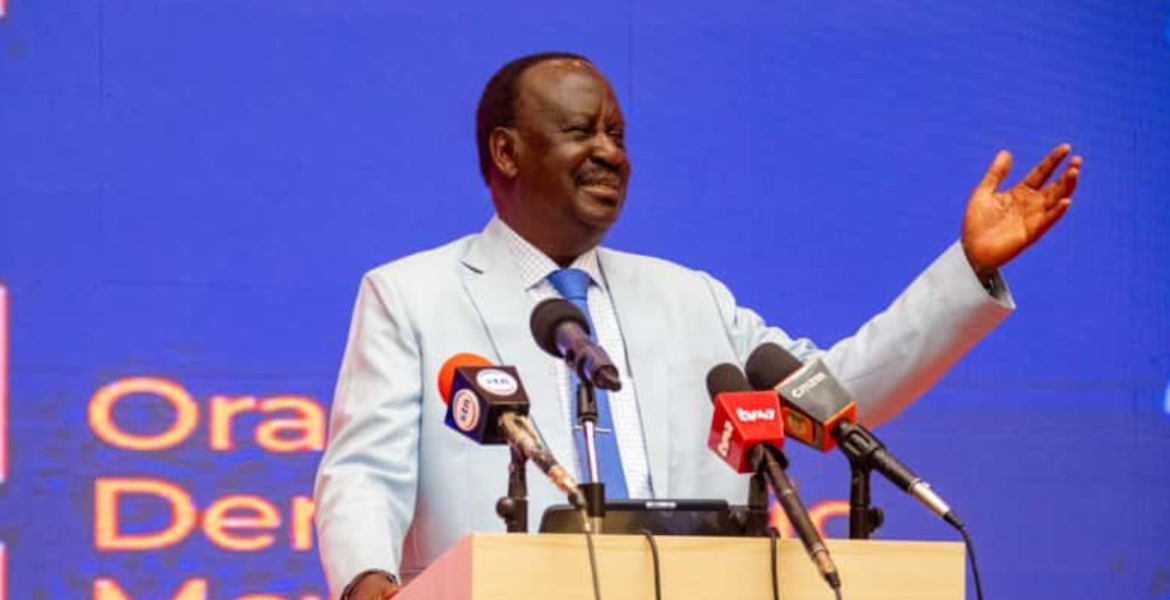 ODM Leader Raila Odinga Raila Odinga Warns ODM MPs Against Endorsing Ruto’s 2027 Bid