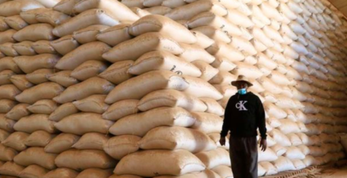 Bags of Rice at the Mwea Rice Growers Multipurpose Cooperative Society Stores How Did Tycoons Secure Sh15 Billion Rice Import Deal?