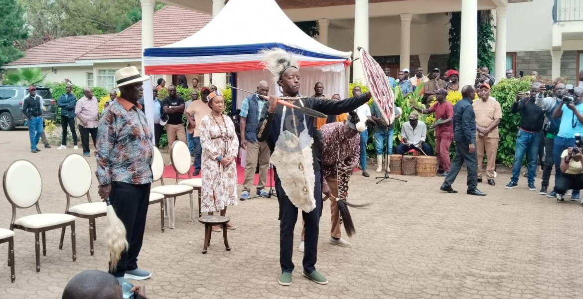 Raila Junior Raila Jr Installed as Head of Raila's Family