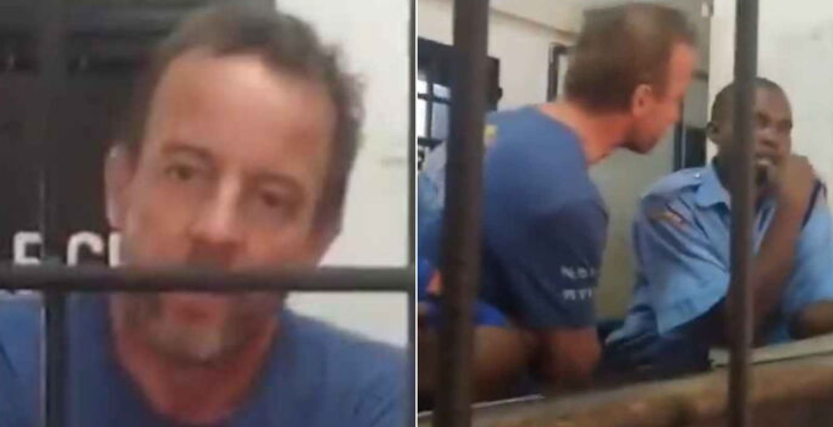 Dutch National at the Diani Police Station Dutch National to Be Deported After Assaulting Woman at Diani Guesthouse