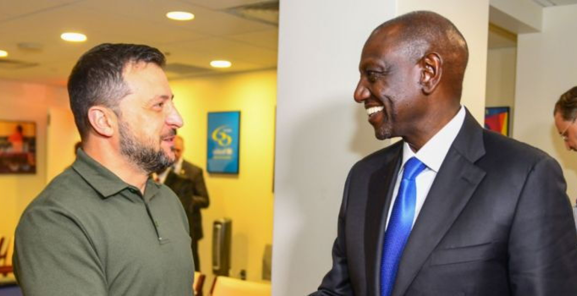 Ruto, Zelenskyy Discuss Release of Kenyans Caught Up in Ukraine War
